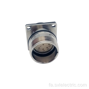 M23 Flange Connector CW Male 9 قطب